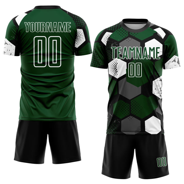 Cheap Custom Black Neon Green Sublimation Soccer Uniform Jersey Free  Shipping – CustomJerseysPro