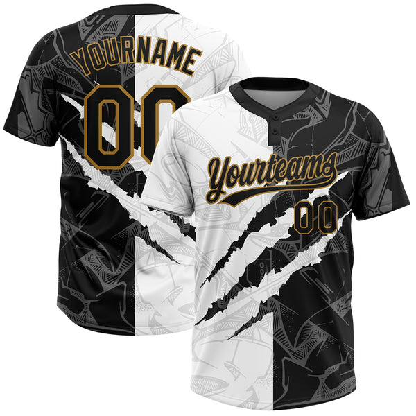 Cheap Custom Black Black-Orange Two-Button Unisex Softball Jersey Free  Shipping – CustomJerseysPro