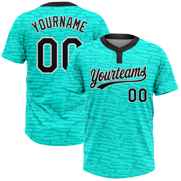 Cheap Custom Black Royal-Powder Blue Two-Button Unisex Softball Jersey Free  Shipping – CustomJerseysPro