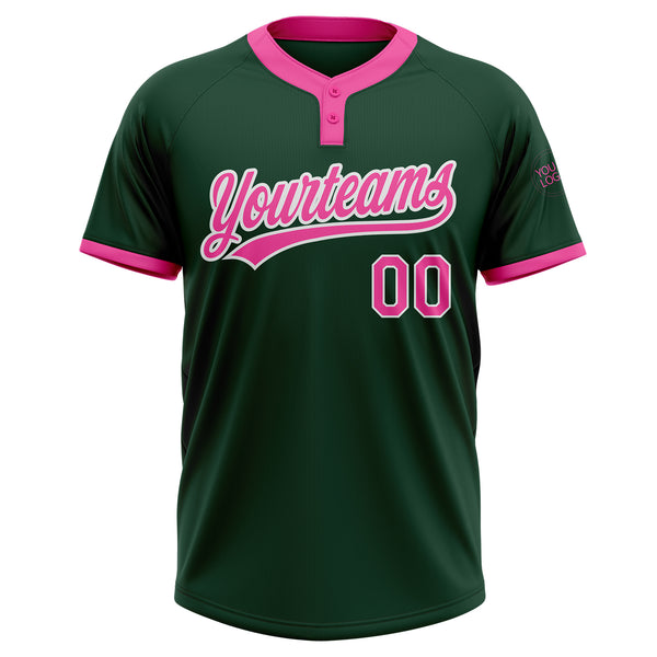 Custom Two Button Baseball Jerseys