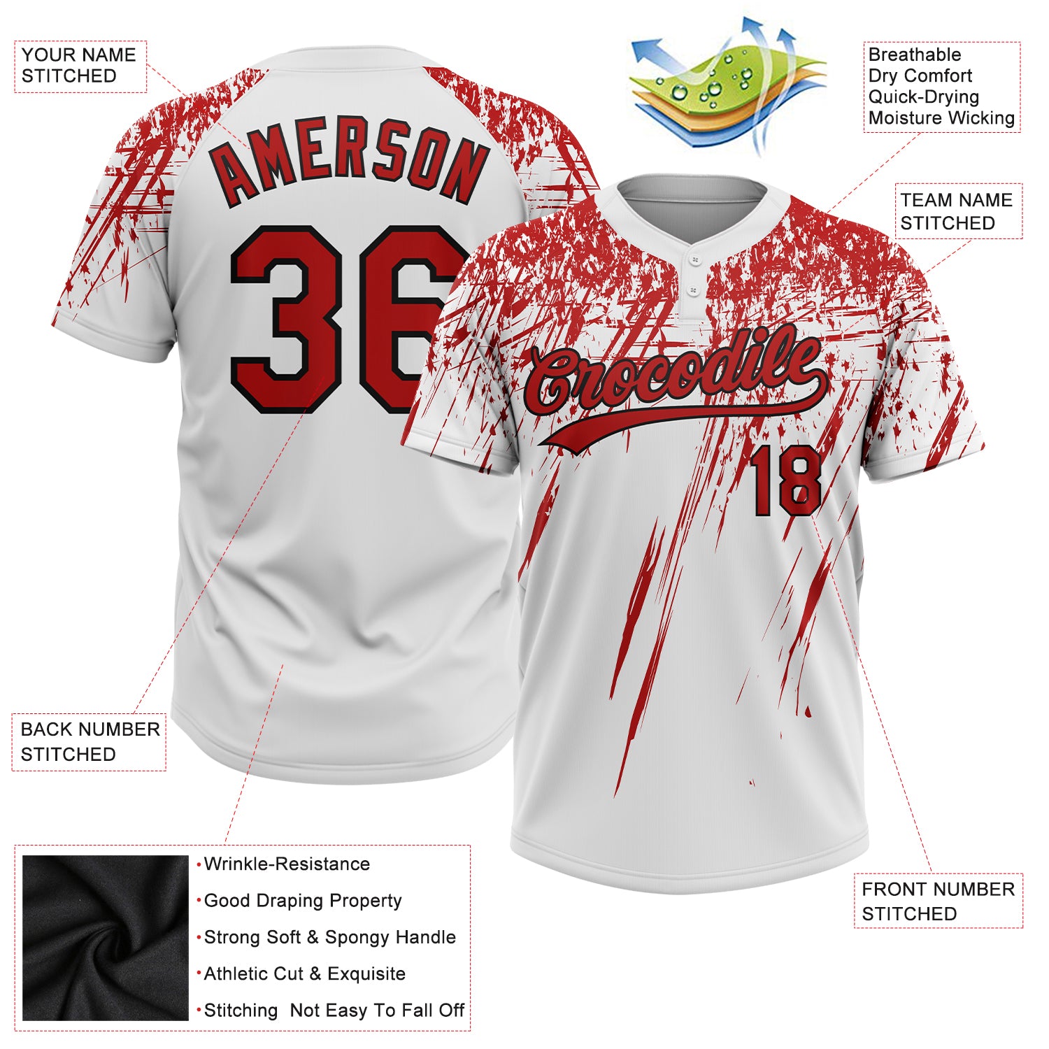 Custom Royal Red-White 3D American Flag Fashion Two-Button Unisex Softball  Jersey Sale – UKSN INC