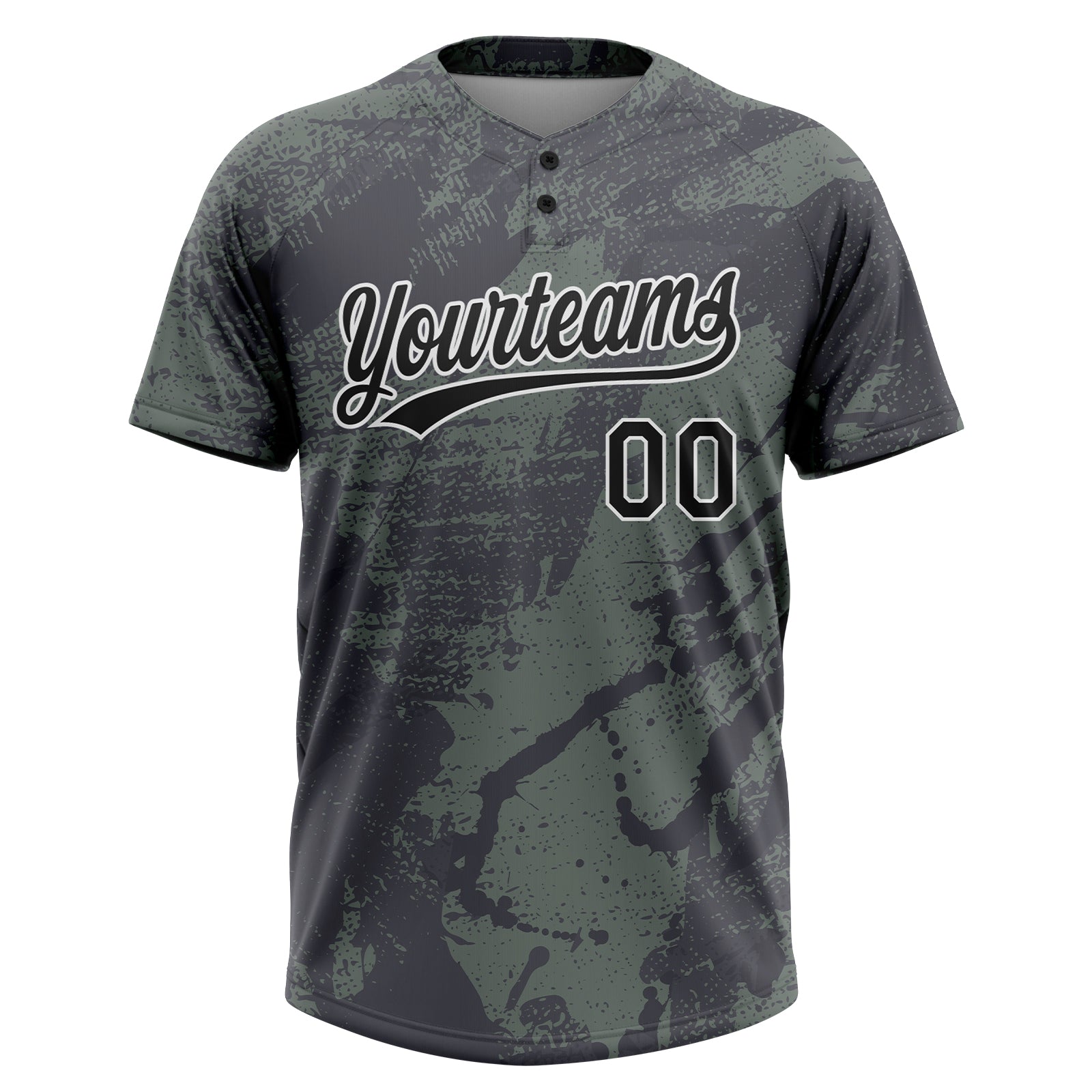 Cheap Custom Olive Black-White 3D Salute To Service Two-Button Unisex  Softball Jersey Free Shipping – CustomJerseysPro