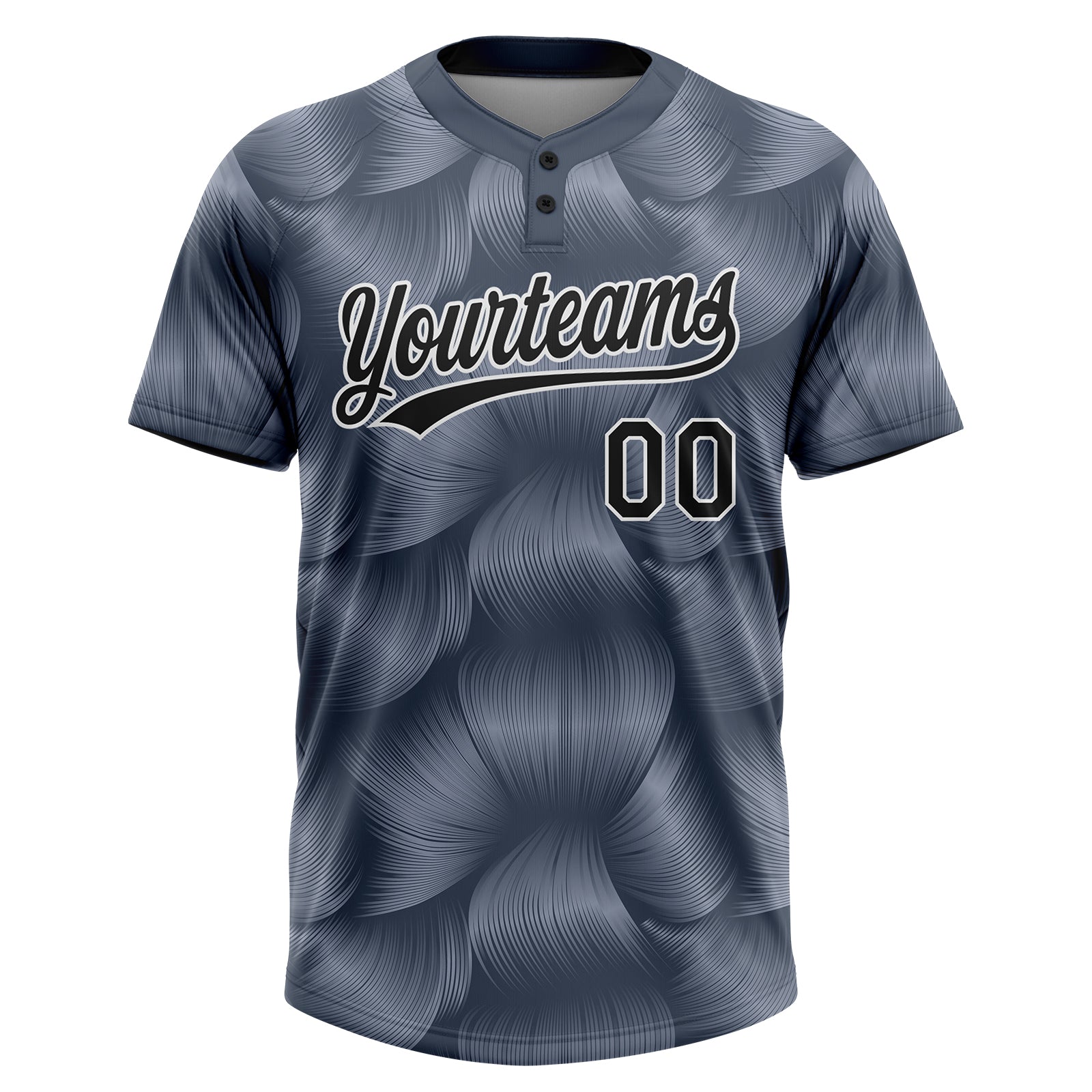 Cheap Custom Dark Gray Black-White Two-Button Unisex Softball Jersey Free  Shipping – CustomJerseysPro