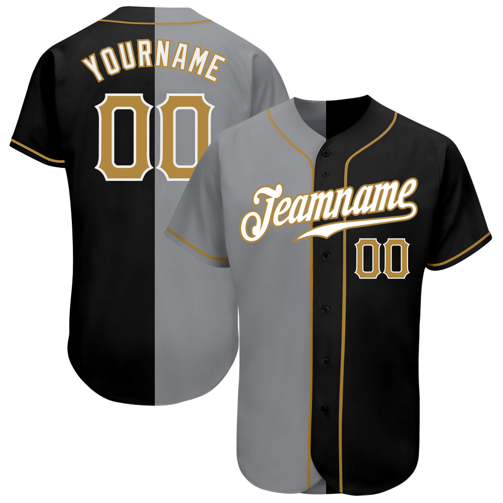 Cheap Custom Steel Gray Old Gold Authentic Baseball Jersey Free Shipping –  CustomJerseysPro