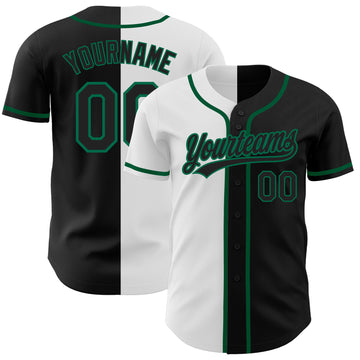 Custom White Kelly Green-Gold Personalized Baseball Jersey - AliExpress