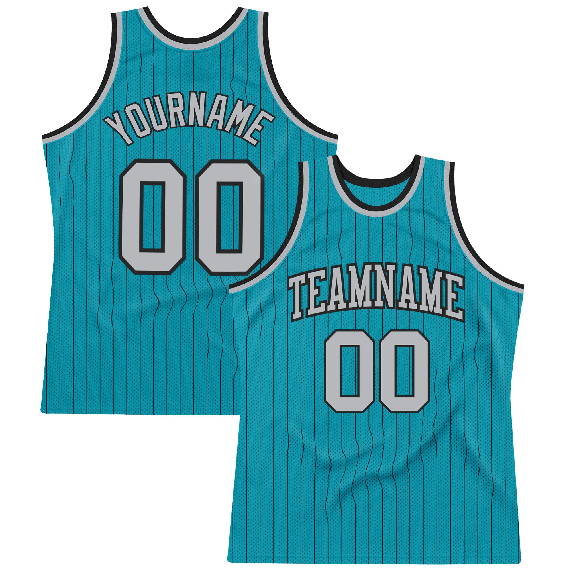 Cheap Custom Cream Gray Pinstripe Green Authentic Basketball Jersey Free  Shipping – CustomJerseysPro