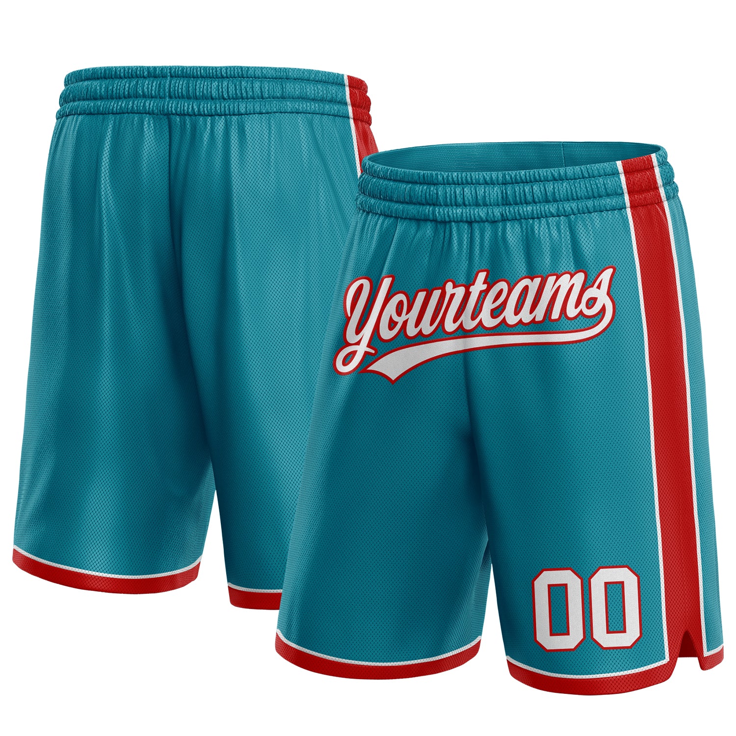 Cheap Custom Red White Pinstripe Black-White Authentic Basketball Shorts  Free Shipping – CustomJerseysPro