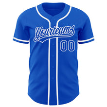 Laden Sie das Bild in den Galerie-Viewer, Custom Thunder Blue White Authentic Baseball Jersey

