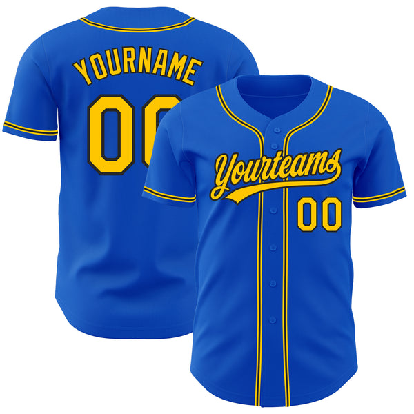 Cheap Custom Yellow Red-Black Authentic Baseball Jersey Free Shipping –  CustomJerseysPro