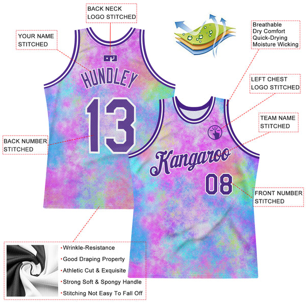 Cheap Custom Teal White-Pink Authentic Fade Fashion Basketball Jersey Free  Shipping – CustomJerseysPro