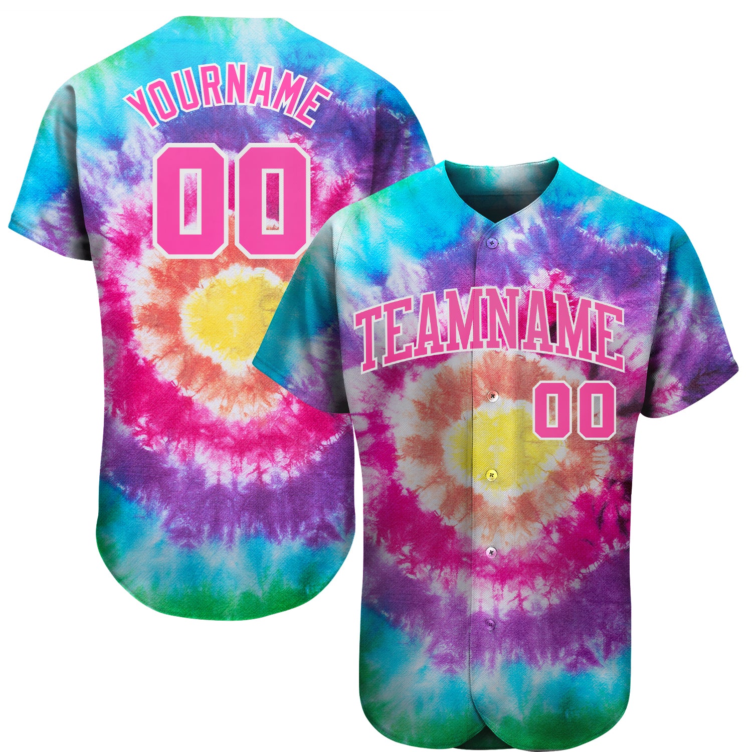 Quick Ship - Womens/Girls Tie Dye Custom Sublimated Softball