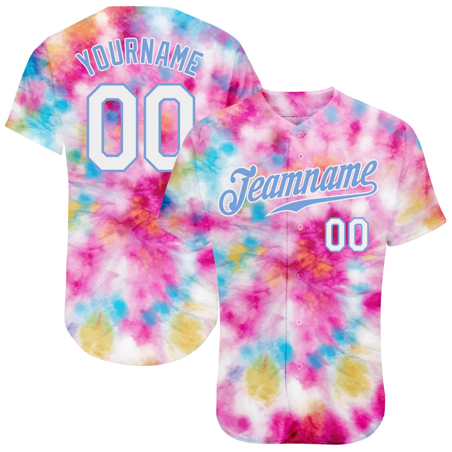 Quick Ship - Womens/Girls Tie Dye Custom Sublimated Softball