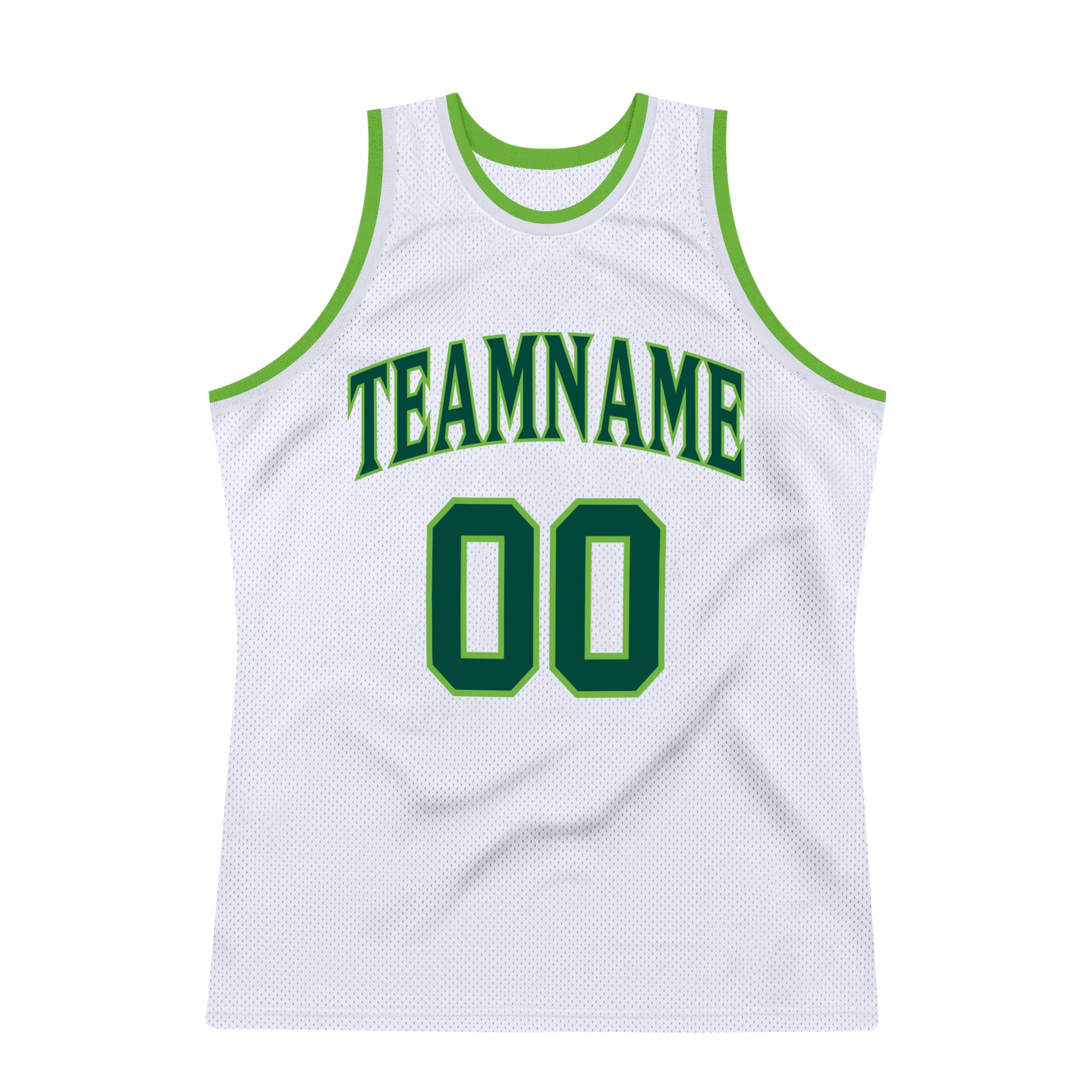 Sale Build Cream Basketball Hunter Green Rib-Knit Jersey White –  CustomJerseysPro