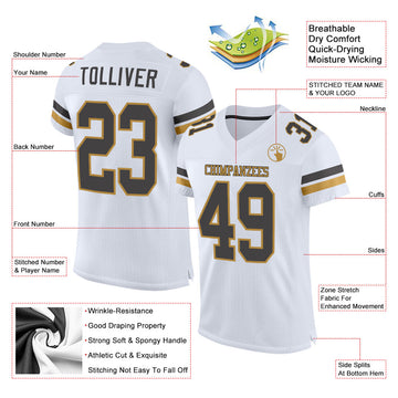 Custom Gold Football Jerseys Women's Men's Youth – Tagged Washington  Football Team– CustomJerseysPro