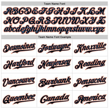 Load image into Gallery viewer, Custom White Black-Orange Authentic Sleeveless Baseball Jersey
