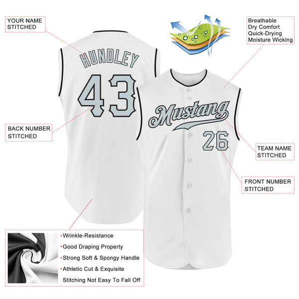 Athletics Baseball Jersey - Silver