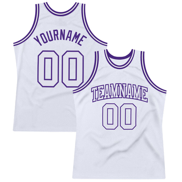 Cheap Custom Light Pink White-Purple Authentic Throwback Basketball Jersey  Free Shipping – CustomJerseysPro