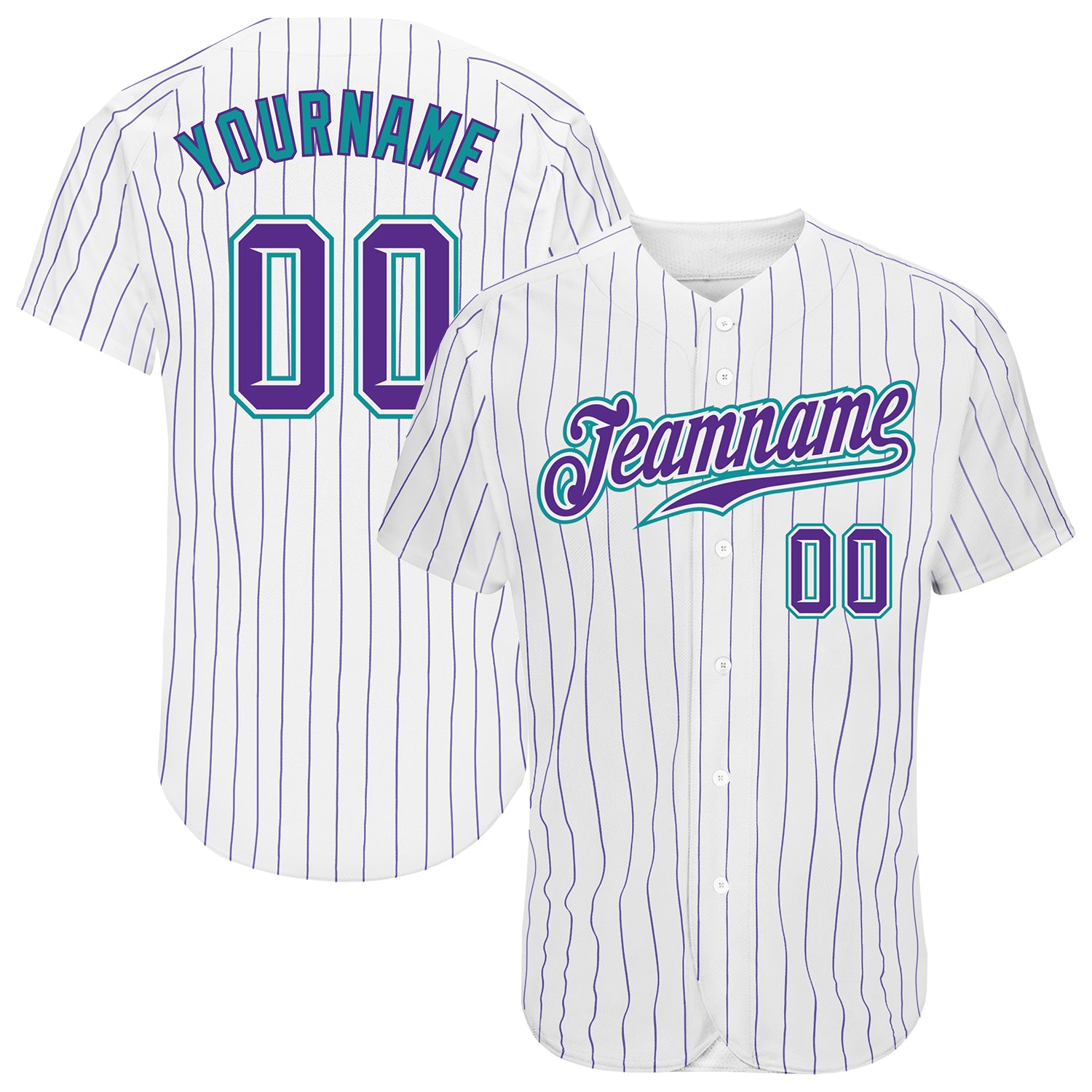 Custom PURPLE - Customized Men's Baseball Jerseys