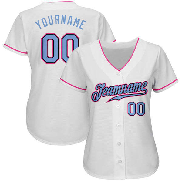 Cheap Custom Black Black-Light Blue Authentic Baseball Jersey Free Shipping  – CustomJerseysPro