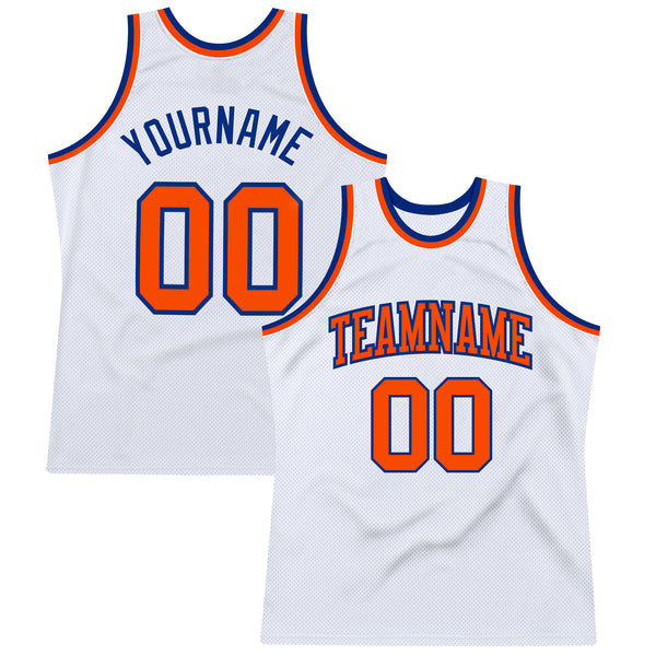 Cheap Custom Black Blue-Orange Authentic Throwback Basketball Jersey Free  Shipping – CustomJerseysPro