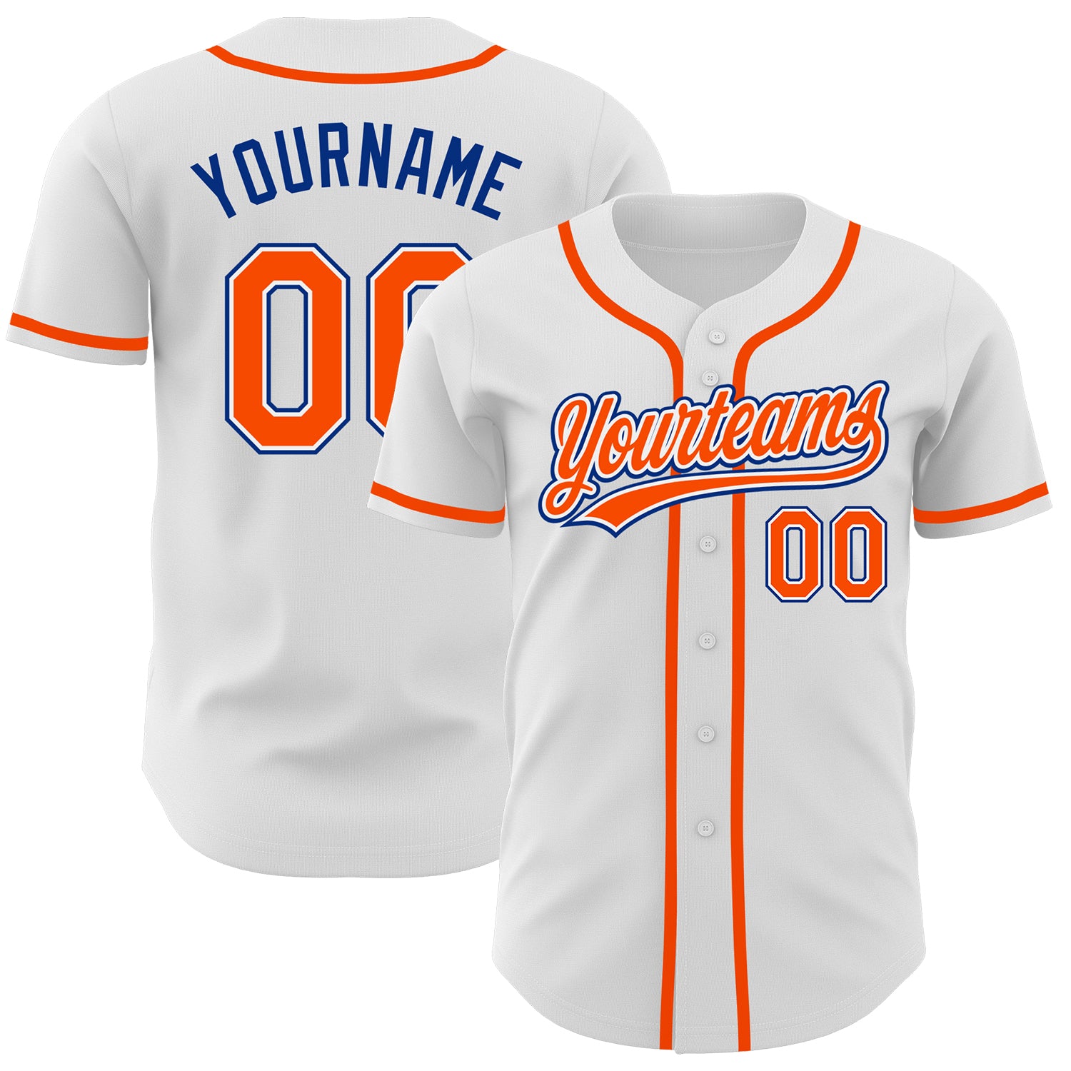 Custom Orange Orange-Gray Authentic Baseball Jersey Discount