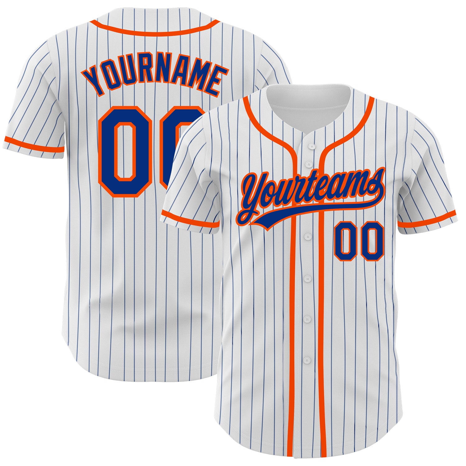 New York Mets Team Custom Name Number Royal Baseball Jersey