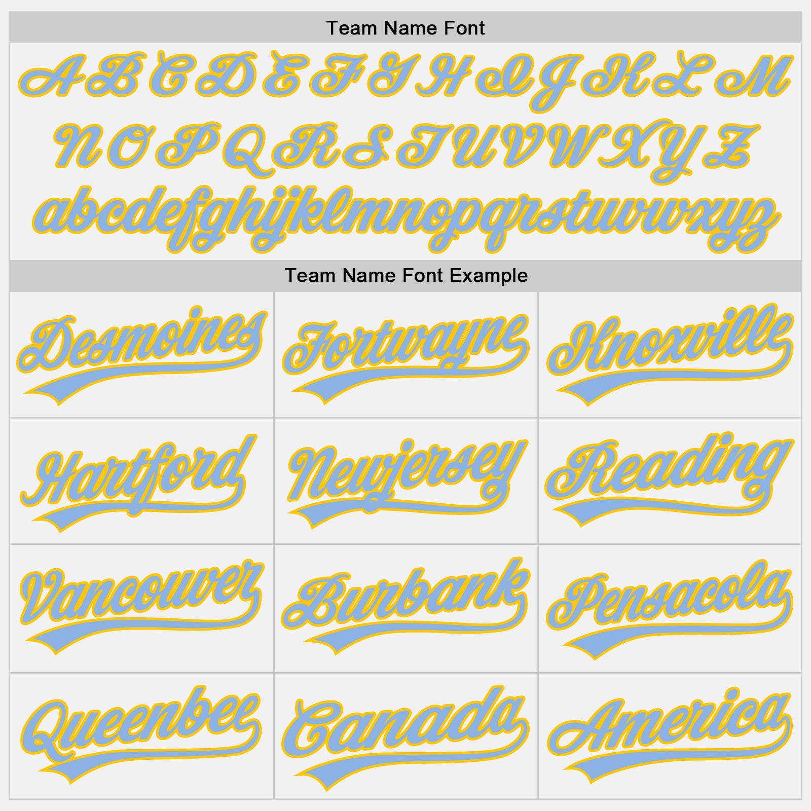 Custom Yellow Light Blue-White Authentic Baseball Jersey Sale – UKSN INC
