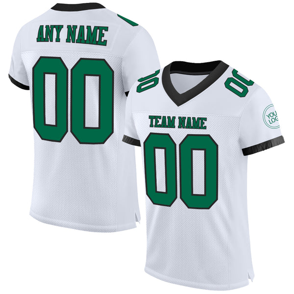 Custom Navy Neon Green-White Mesh Authentic Football Jersey –  CustomJerseysPro