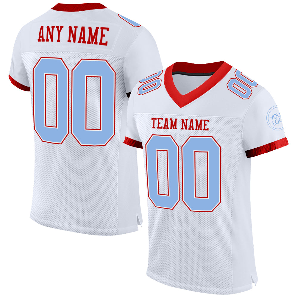 Light Blue Football Jersey Team Store, SAVE 32% 