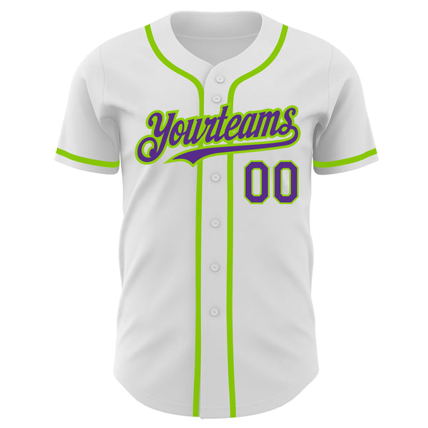 Green purple and white 2024 jersey