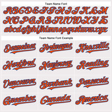 Laden Sie das Bild in den Galerie-Viewer, Custom White Orange-Royal Authentic Baseball Jersey
