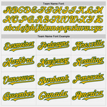 Load image into Gallery viewer, Custom White Green-Gold Authentic Baseball Jersey
