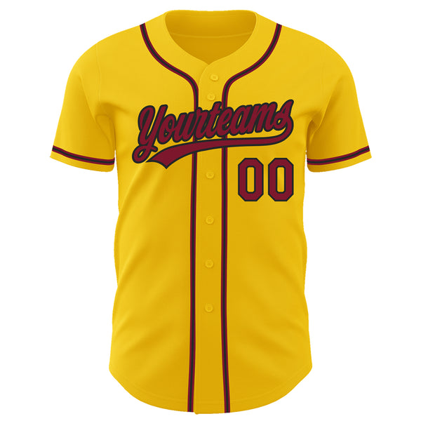 Cheap Custom Cream Crimson-Black Authentic Baseball Jersey Free Shipping –  CustomJerseysPro