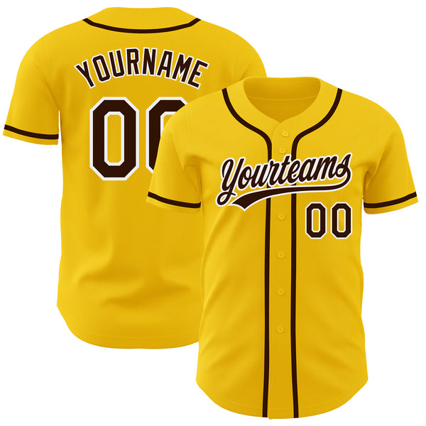 Baseball fashion jersey black and yellow