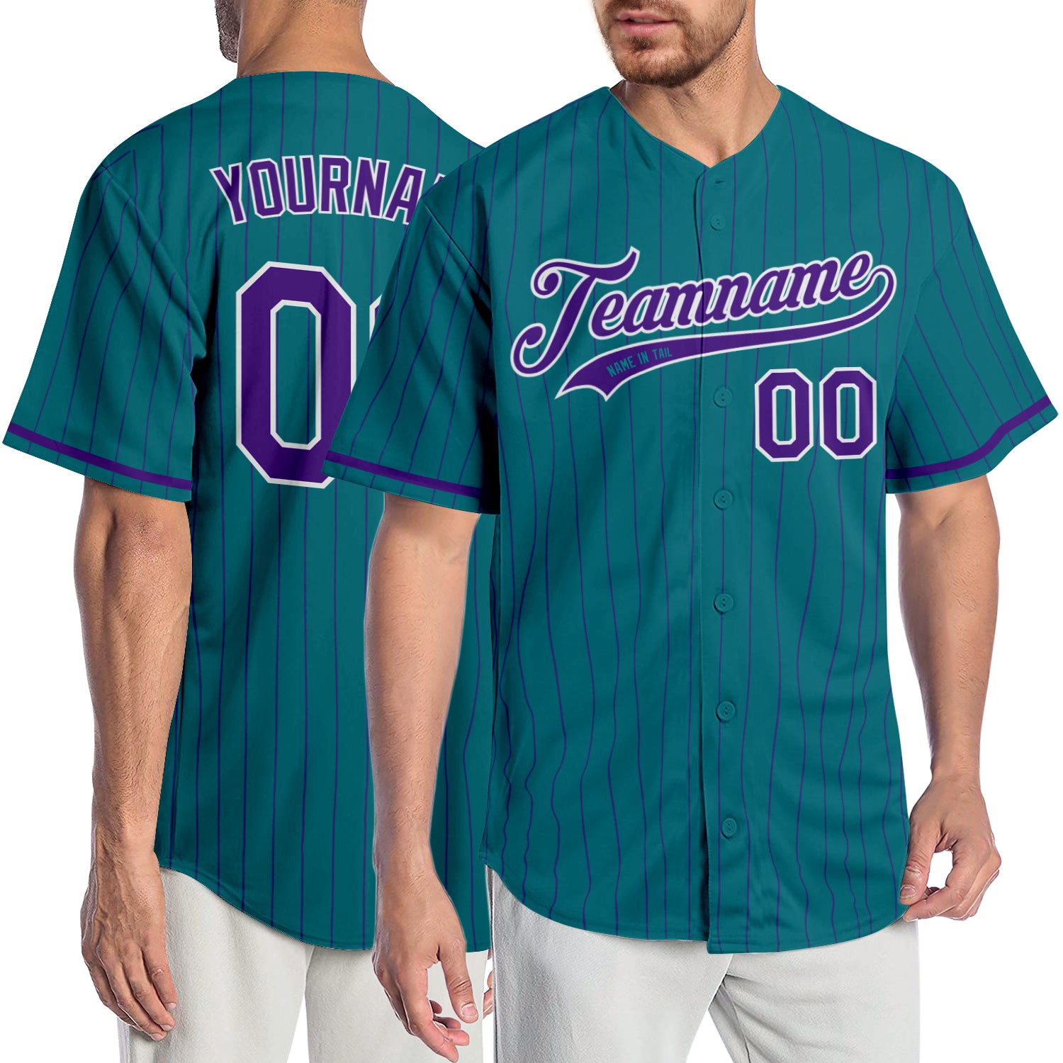 Cheap Custom Cream Teal Pinstripe Black Authentic Baseball Jersey Free  Shipping – CustomJerseysPro