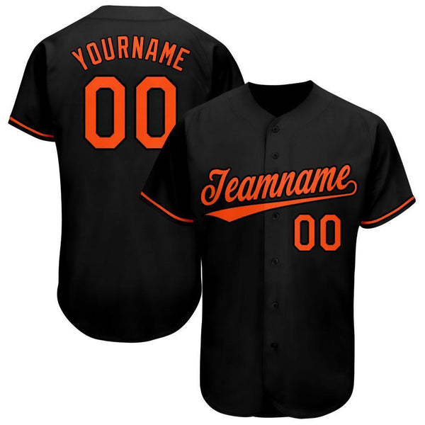 custom black baseball jersey