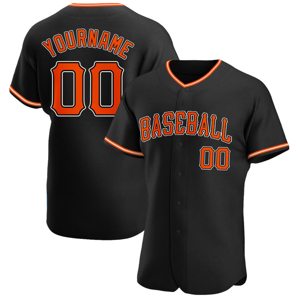 Sale Build Baseball Authentic Navy Jersey Orange – CustomJerseysPro