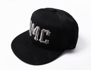 Custom Black Light Gray-White Stitched Adjustable Snapback Hat