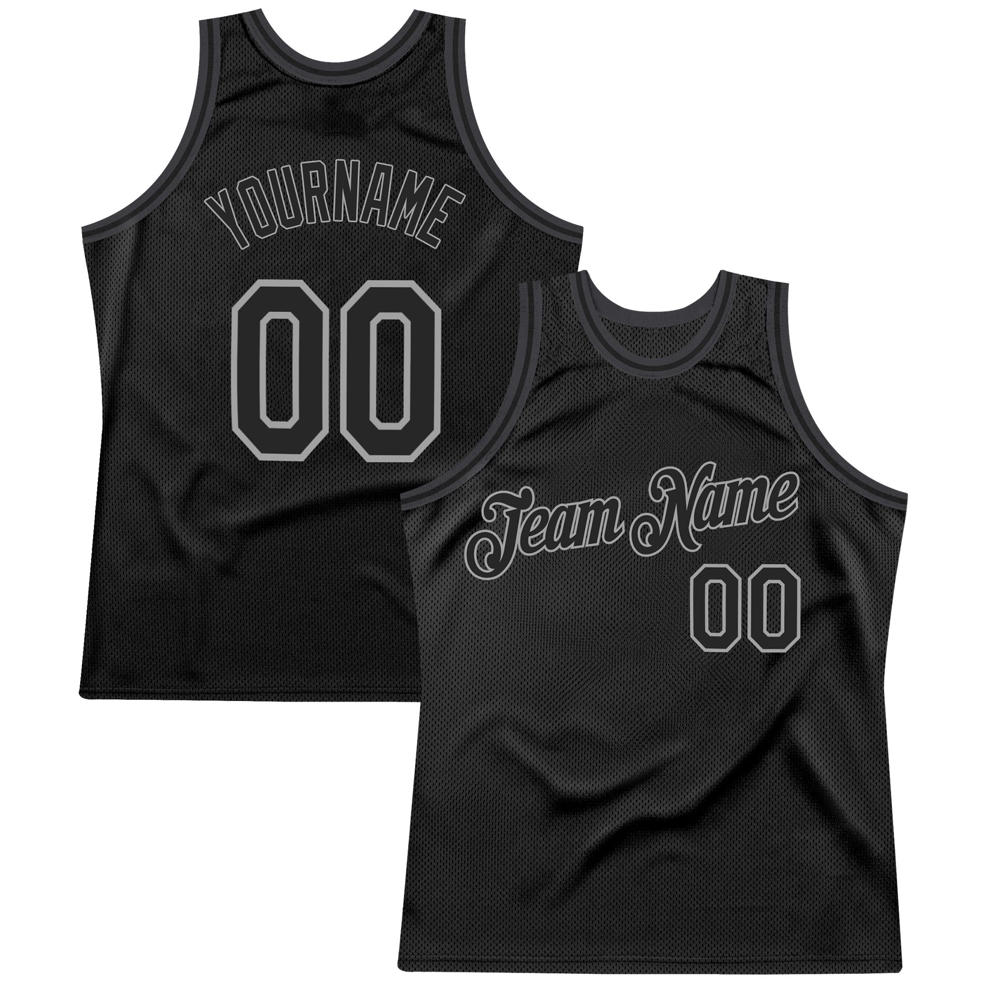 black and gray jersey