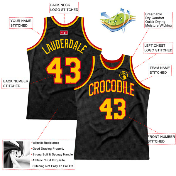 Sale Build White Basketball Gold Rib-Knit Jersey Black – CustomJerseysPro