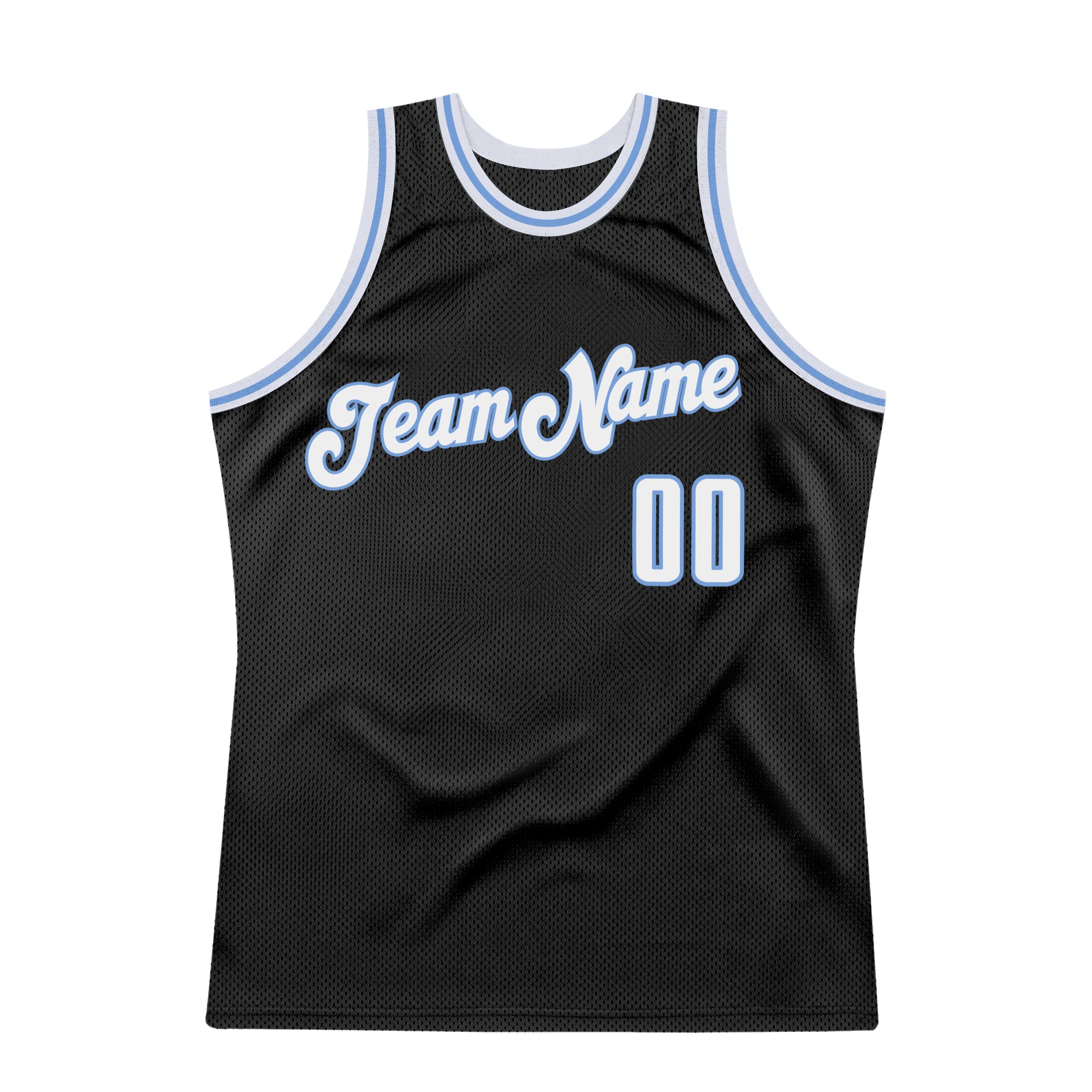 Custom White Light Blue-Gold Authentic Throwback Basketball Jersey Sale –  UKSN INC