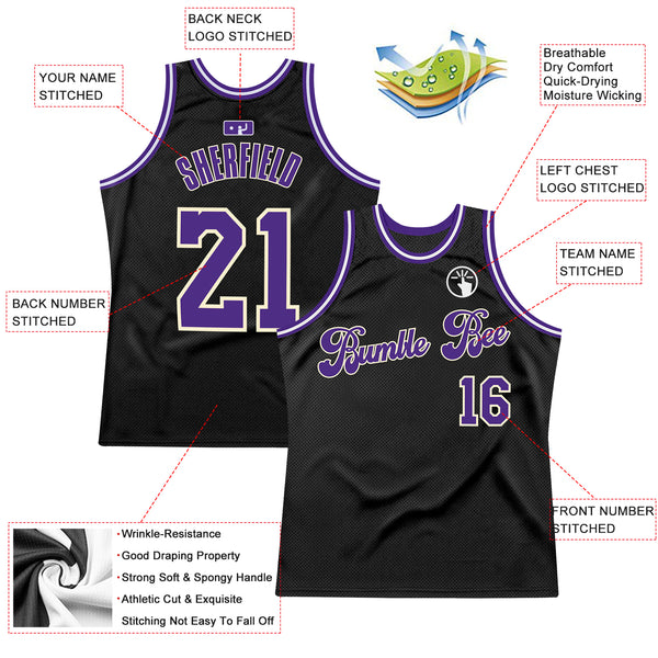 Sale Build Gray Baseball Authentic Purple Throwback Shirt Black –  CustomJerseysPro