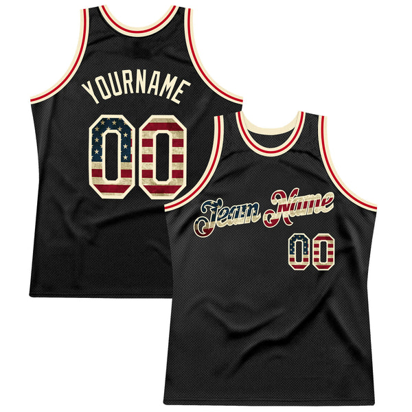 Cheap Custom Orange Vintage USA Flag-Black Authentic Throwback Basketball  Jersey Free Shipping – CustomJerseysPro