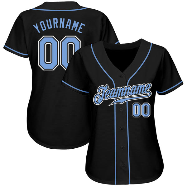 Cheap Custom Sky Blue White Authentic Baseball Jersey Free Shipping –  CustomJerseysPro