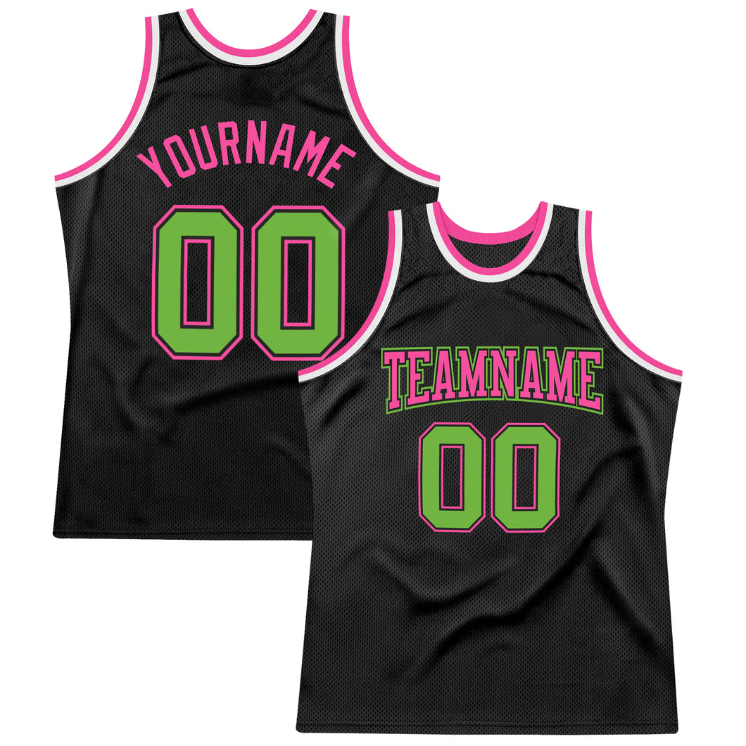 Cheap Custom Neon Green Neon Green-Navy Authentic Basketball Jersey Free  Shipping – CustomJerseysPro