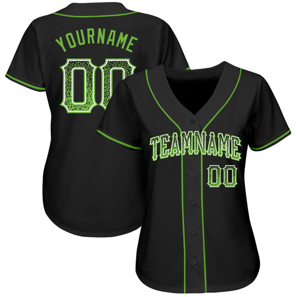 Cheap Custom Neon Green White-Black Authentic Fade Fashion Baseball Jersey  Free Shipping – CustomJerseysPro