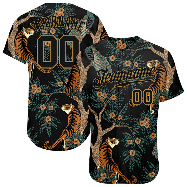 Cheap Custom Camo Black-Gold Authentic Baseball Jersey Free Shipping –  CustomJerseysPro