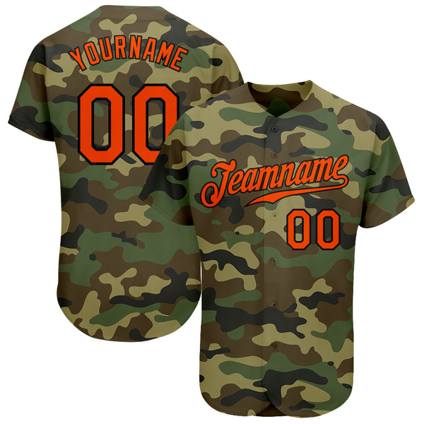 Custom camouflage sale baseball jerseys