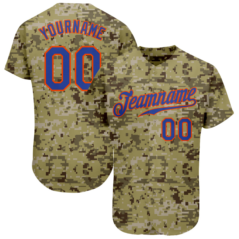 Shoreline Royals Custom Camo Baseball Jerseys