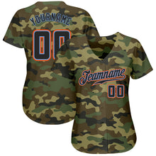 Charger l&#39;image dans la galerie, Custom Camo Black-Powder Blue Authentic Salute To Service Baseball Jersey
